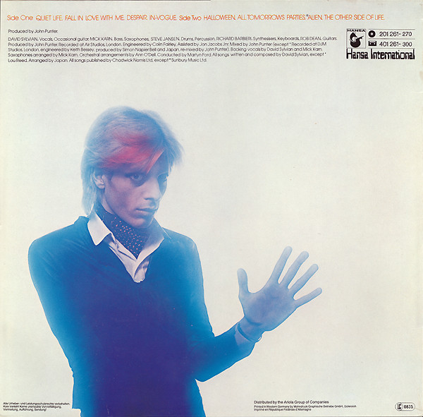 Japan - Quiet Life | Hansa International (201 261) - 2