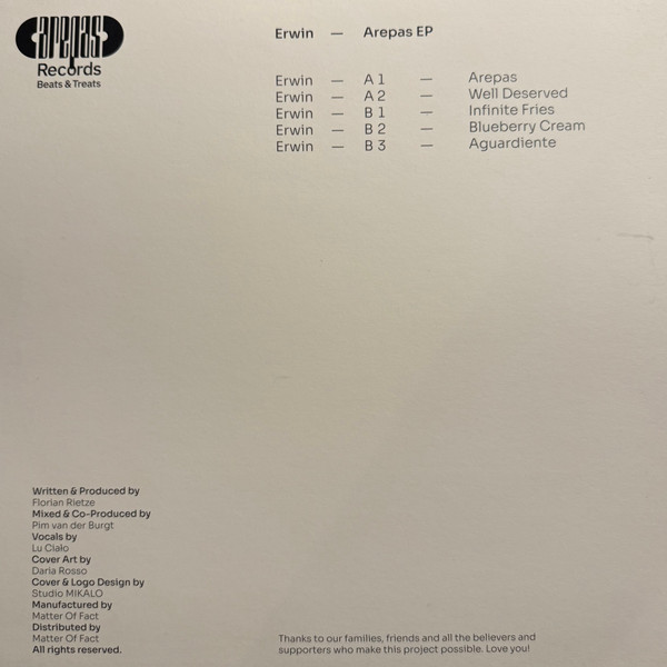 Erwin - Arepas EP | Arepas Records (AREPAS001) - 2