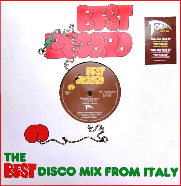 Toba - Make Your Mind Up / Don't Take It | Best Record (BST-X111) Toba - Make Your Mind Up / Don't Take It | Best Record (BST-X111)