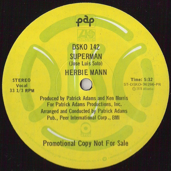 Herbie Mann - Superman | Atlantic (DSKO 142)