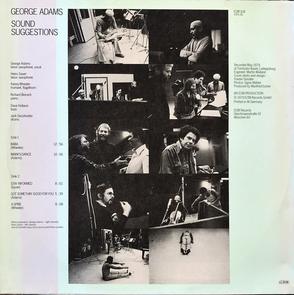 George Adams - Sound Suggestions | ECM Records (ECM 1141) - 2 George Adams - Sound Suggestions | ECM Records (ECM 1141) - 2