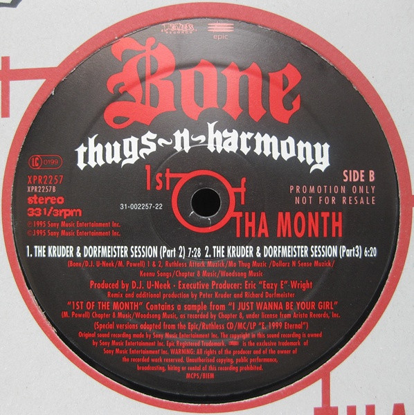 Bone Thugs-N-Harmony - 1st Of Tha Month - The Kruder & Dorfmeister Session | Ruthless Records (XPR 2257) - 3