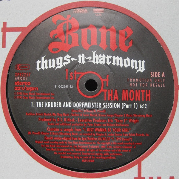 Bone Thugs-N-Harmony - 1st Of Tha Month - The Kruder & Dorfmeister Session | Ruthless Records (XPR 2257) - 2