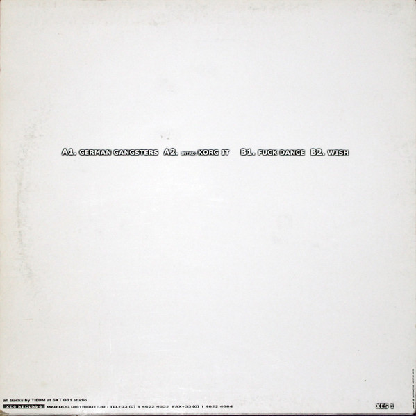 Tieum - German Gangsters | Xes Records (XES 1) - 2