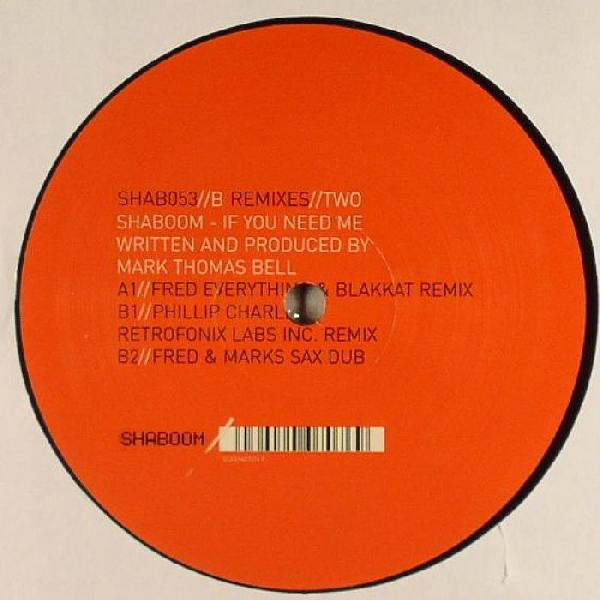 Shaboom - If You Need Me (Remixes) (Disc Two) | Shaboom Records (SHAB 053) - 2