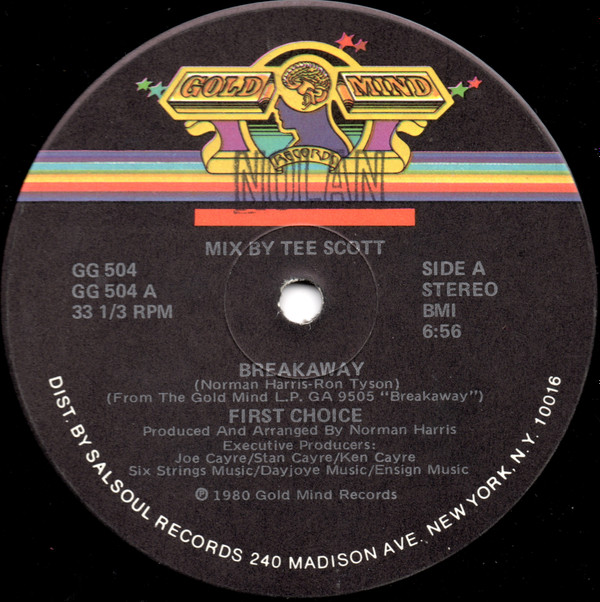 First Choice - Breakaway | Gold Mind Records (GG 504)