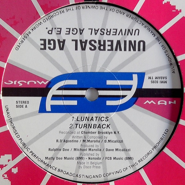Universal Age - Universal Age E.P. | Music Man Records (MMI 9395) - 2