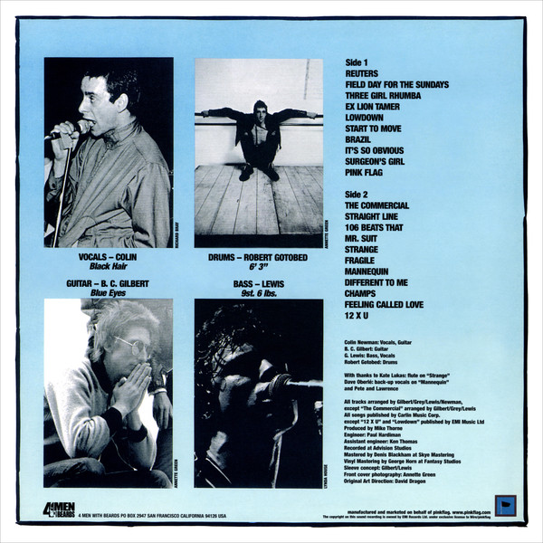 Wire - Pink Flag | 4 Men With Beards (4M508) - 2