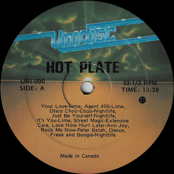 Various - Hot Plate | Unidisc (UNI-000) - main