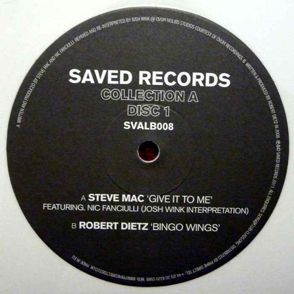 Various - Collection A - Disc 1 | Saved Records (SVALB008)