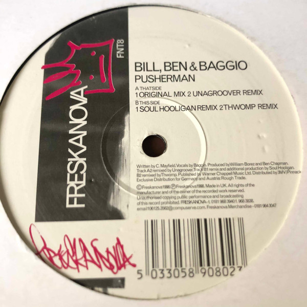 Bill, Ben & Baggio - Pusherman | Freskanova (FNT8)