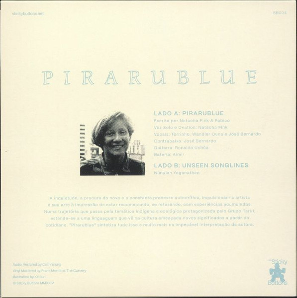 Natacha Fink - Pirarublue | Sticky Buttons Records (SB004) Natacha Fink - Pirarublue | Sticky Buttons Records (SB004)