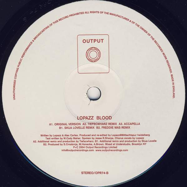Lopazz - Blood | Output (OPR 74) - 4