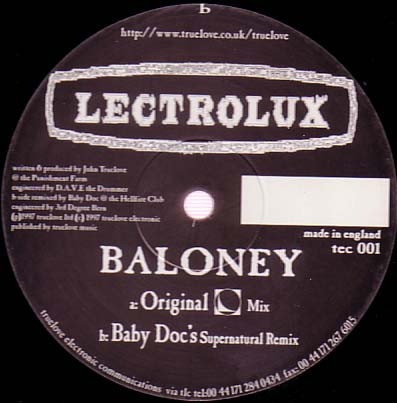 Lectrolux - Baloney | TEC (tec 001)