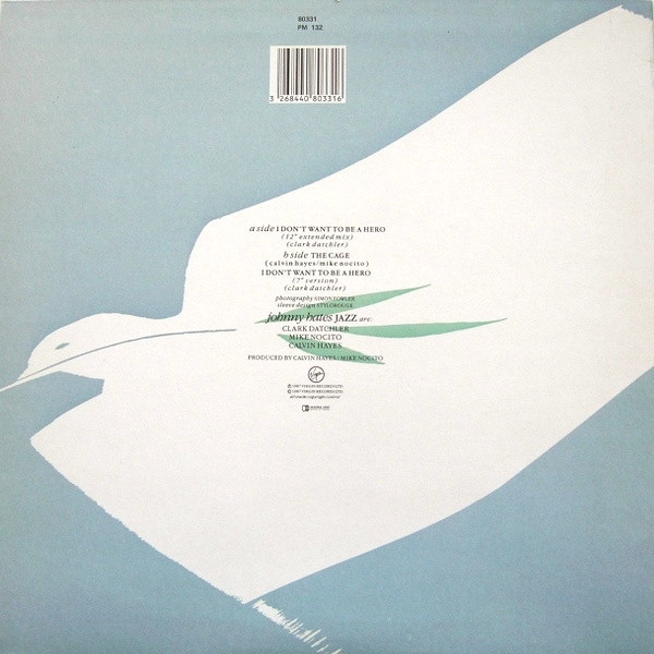 Johnny Hates Jazz - I Don't Want To Be A Hero | Virgin (80331)