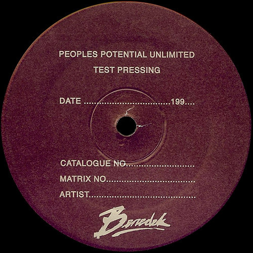 Benedek - Test Pressing | Peoples Potential Unlimited (PPU-053)