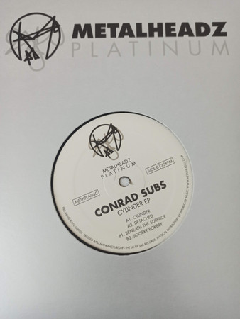 Conrad Subs - Cylinder EP | Metalheadz Platinum (METHPLA040) - 2