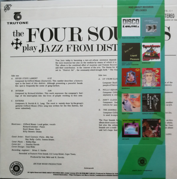 The Four Sounds - Jazz From District Six | Mad About Records (MAR 038) - 2 The Four Sounds - Jazz From District Six | Mad About Records (MAR 038) - 2