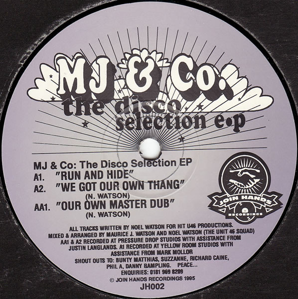 MJ & Co. - The Disco Selection EP | Join Hands Recordings (JH002) - main