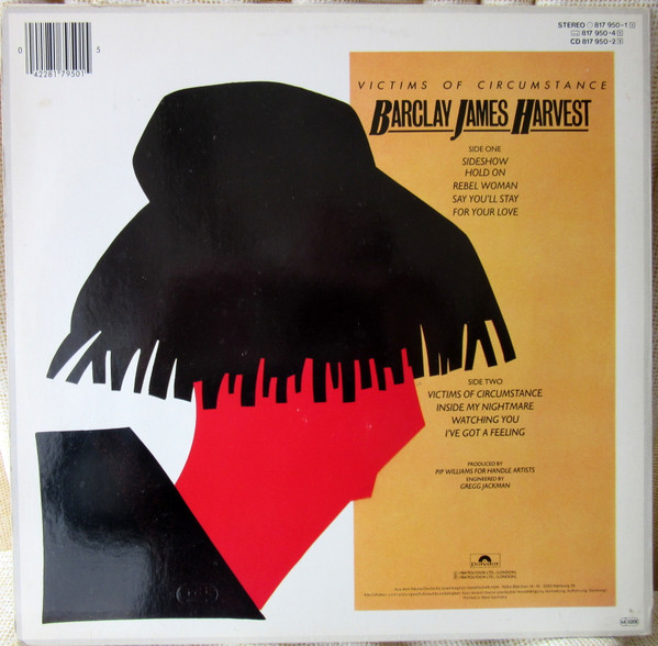 Barclay James Harvest - Victims Of Circumstance | Polydor (817 950-1) - 2