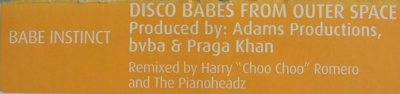 Babe Instinct - Disco Babes From Outer Space | Subliminal (SUB 10) - 2