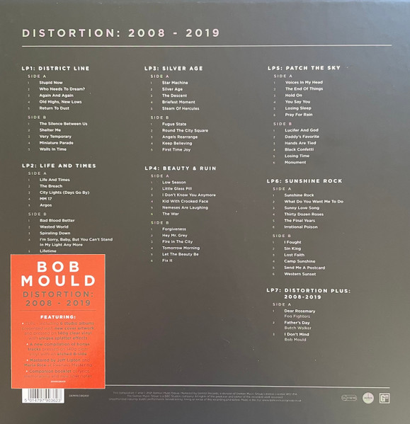 Bob Mould - Distortion: 2008 - 2019 | Demon Records (DEMRECBOX51X) - 2