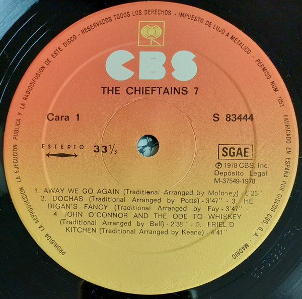 The Chieftains - The Chieftains 7 | CBS (S 83444) - 3