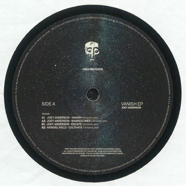 Joey Anderson / Wendel Sield - Vanish EP | Obia Records (OBIA005) - main Joey Anderson / Wendel Sield - Vanish EP | Obia Records (OBIA005) - main