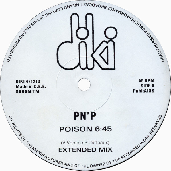 PN'P Featuring Janet Weis - Poison | DiKi Records (DIKI 471213) - 3