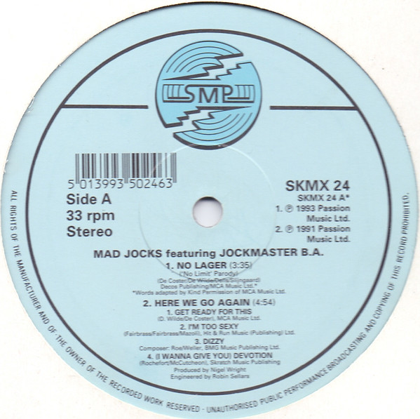 Mad Jocks Feat. Jockmaster B.A. - Party Four | SMP (SKMX 24) - main