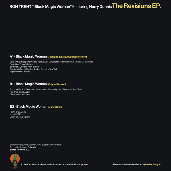 Ron Trent Featuring Harry Dennis - The Revisions EP. | Sacred Medicine (SACREDMEDICINE001) - 2 Ron Trent Featuring Harry Dennis - The Revisions EP. | Sacred Medicine (SACREDMEDICINE001) - 2