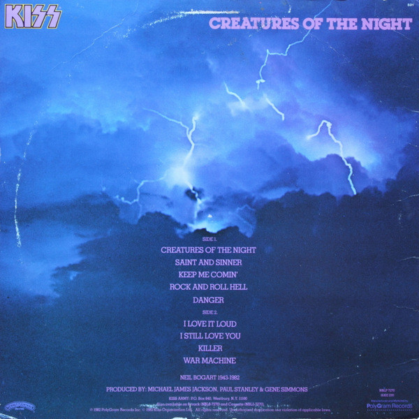Kiss - Creatures Of The Night | Casablanca (NBLP 7270) - 2