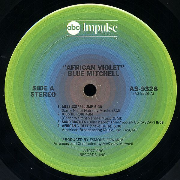 Blue Mitchell - African Violet | ABC Impulse! (AS-9328) - 3