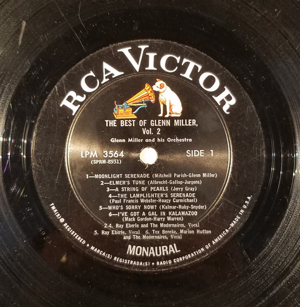 Glenn Miller - The Best Of Glenn Miller Volume 2 | RCA Victor (LPM-3564) - 3