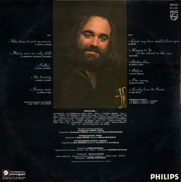 Demis Roussos - Happy To Be... | Philips (9101 027)