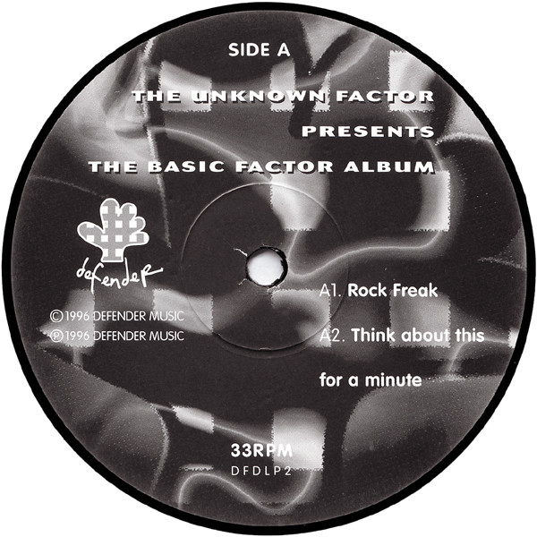The Unknown Factor - The Basic Factor Album | Defender Music (DFDLP2) - 2