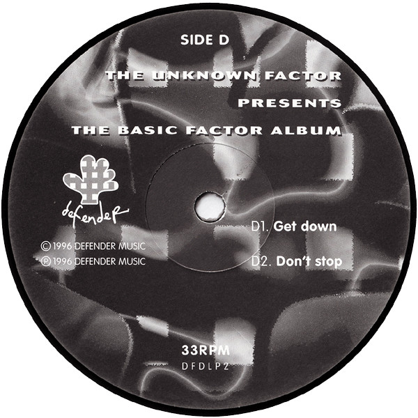 The Unknown Factor - The Basic Factor Album | Defender Music (DFDLP2) - 5