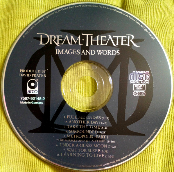 Dream Theater - Images And Words | ATCO Records (7567-92148-2) - 3