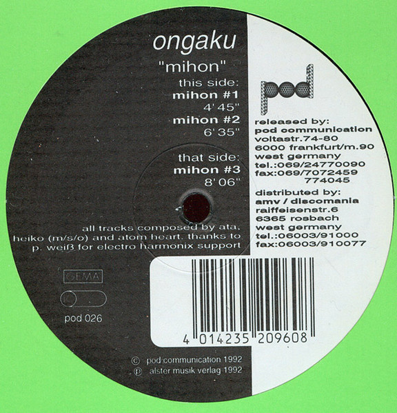 Ongaku - Mihon | Pod Communication (pod 026) - main