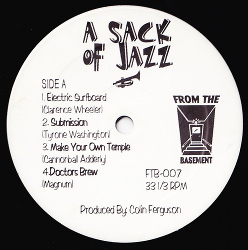 Various - A Sack Of Jazz | From The Basement Records (FTB-007) - main