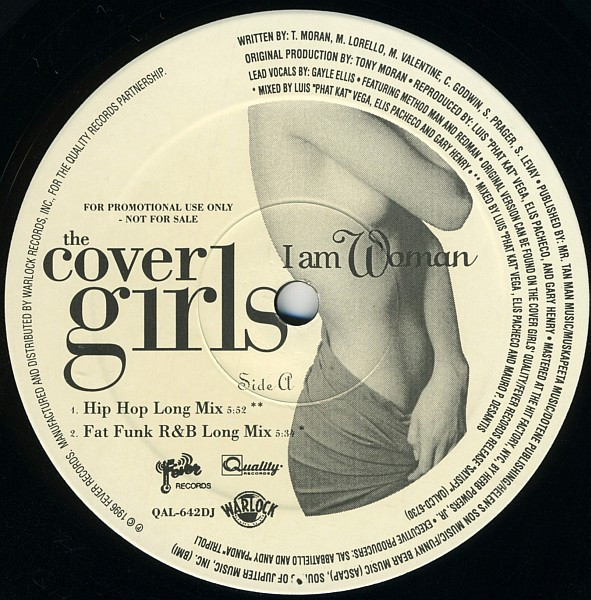 The Cover Girls - I Am Woman | Quality Records (QAL-642DJ) The Cover Girls - I Am Woman | Quality Records (QAL-642DJ)