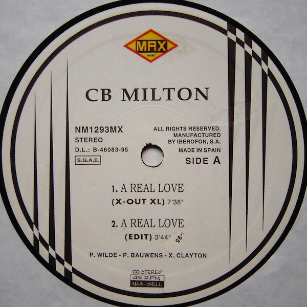CB Milton - A Real Love | Max Music (NM1293MX) - 2