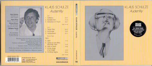 Klaus Schulze - Audentity (2CD - Deluxe Edition) [CD] | Revisited Rec. (REV 017) - 5