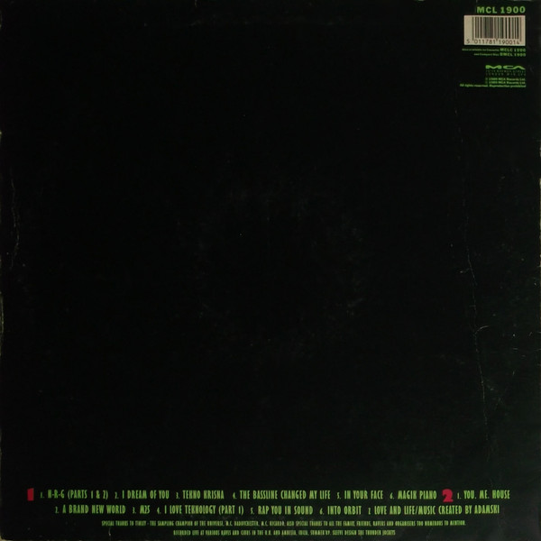 Adamski - Liveandirect | MCA Records (MCL 1900) - 2