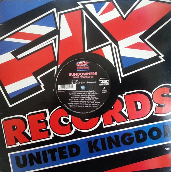 Sundowners - Tribal Passages EP | Fly Records United Kingdom (NTT1245)