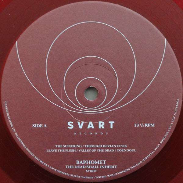 Baphomet - The Dead Shall Inherit | Svart Records (SVR039) - 3