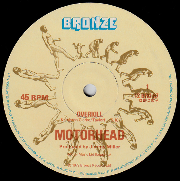 Motörhead - Overkill | Bronze (12 BRO 67) Motörhead - Overkill | Bronze (12 BRO 67)