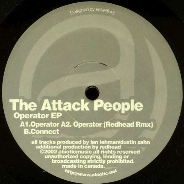 The Attack People - Operator EP | Abiotic Recordings (Abiotic001)