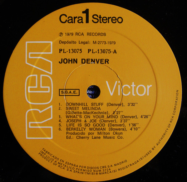 John Denver - John Denver | RCA (PL-13075) - 3 John Denver - John Denver | RCA (PL-13075) - 3