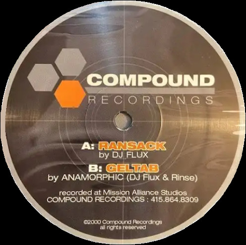 DJ Flux / Anamorphic - Ransack / Geltab | Compound Records (COMP 001)